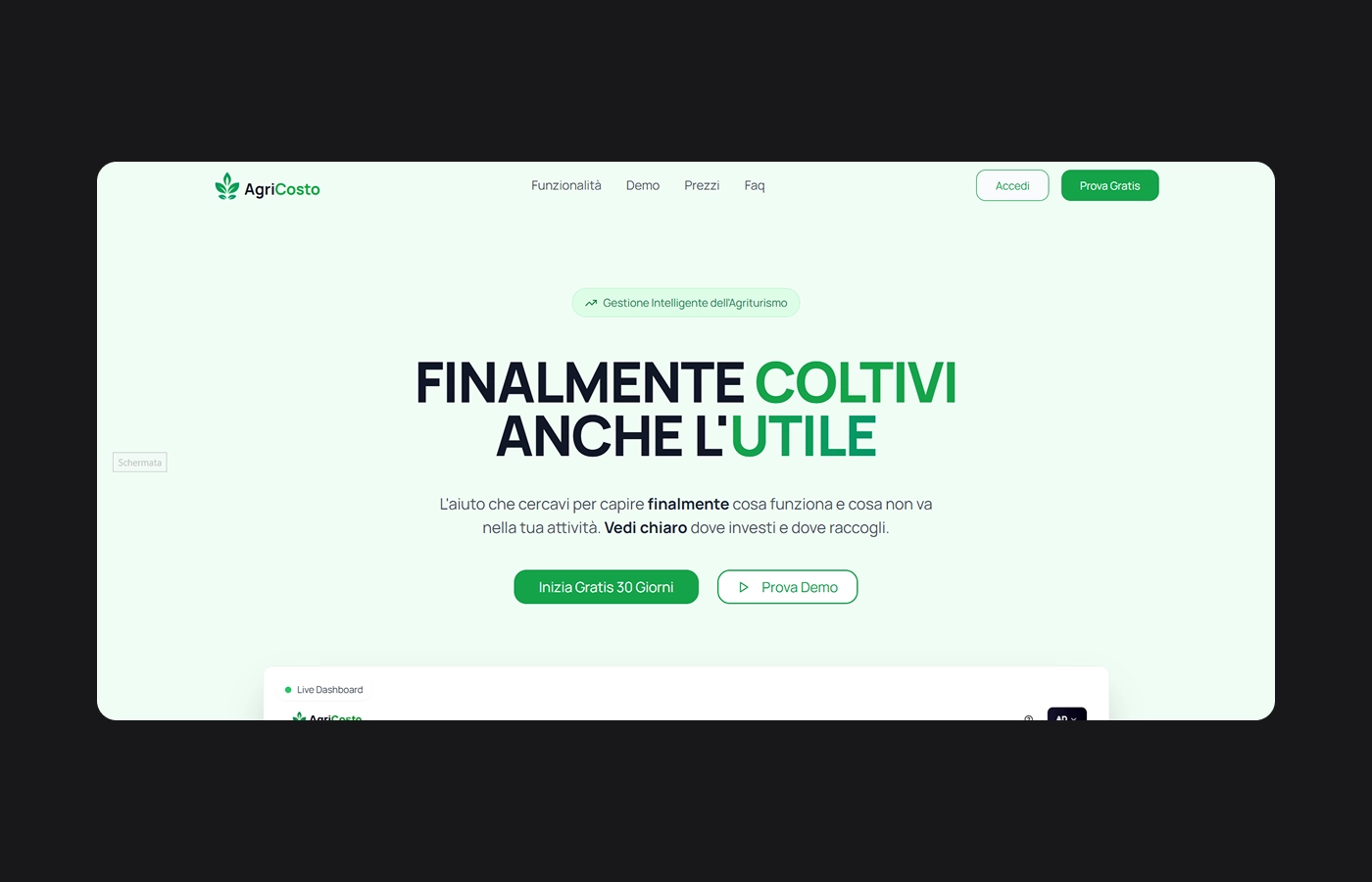 Agricosto - Gestionale SaaS